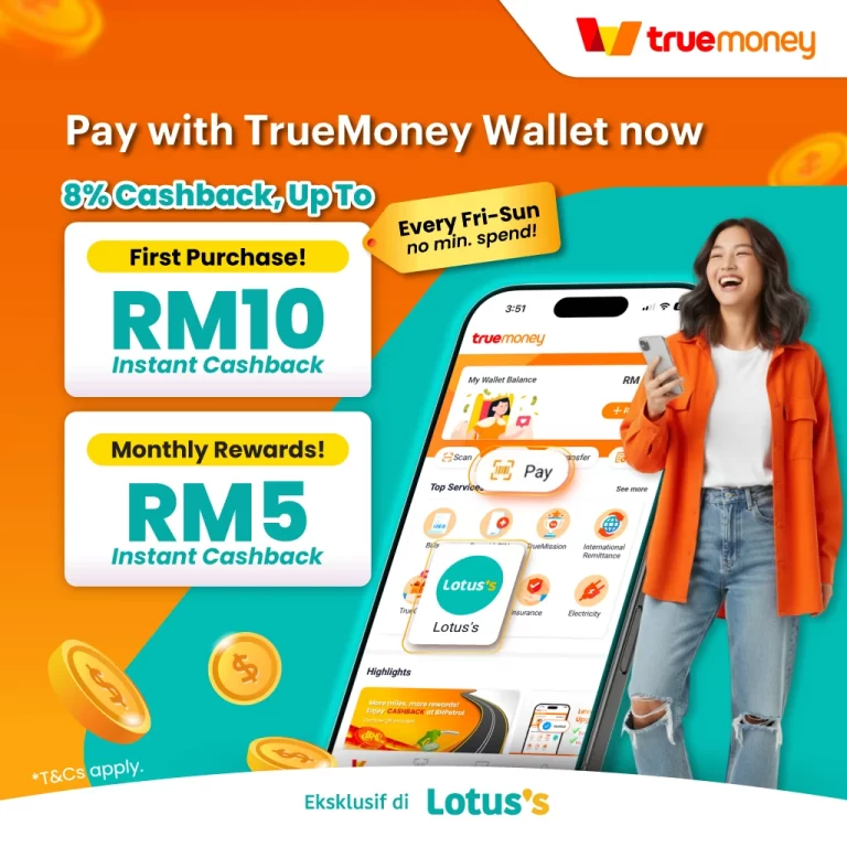 8% Cashback Hujung Minggu di Lotus’s