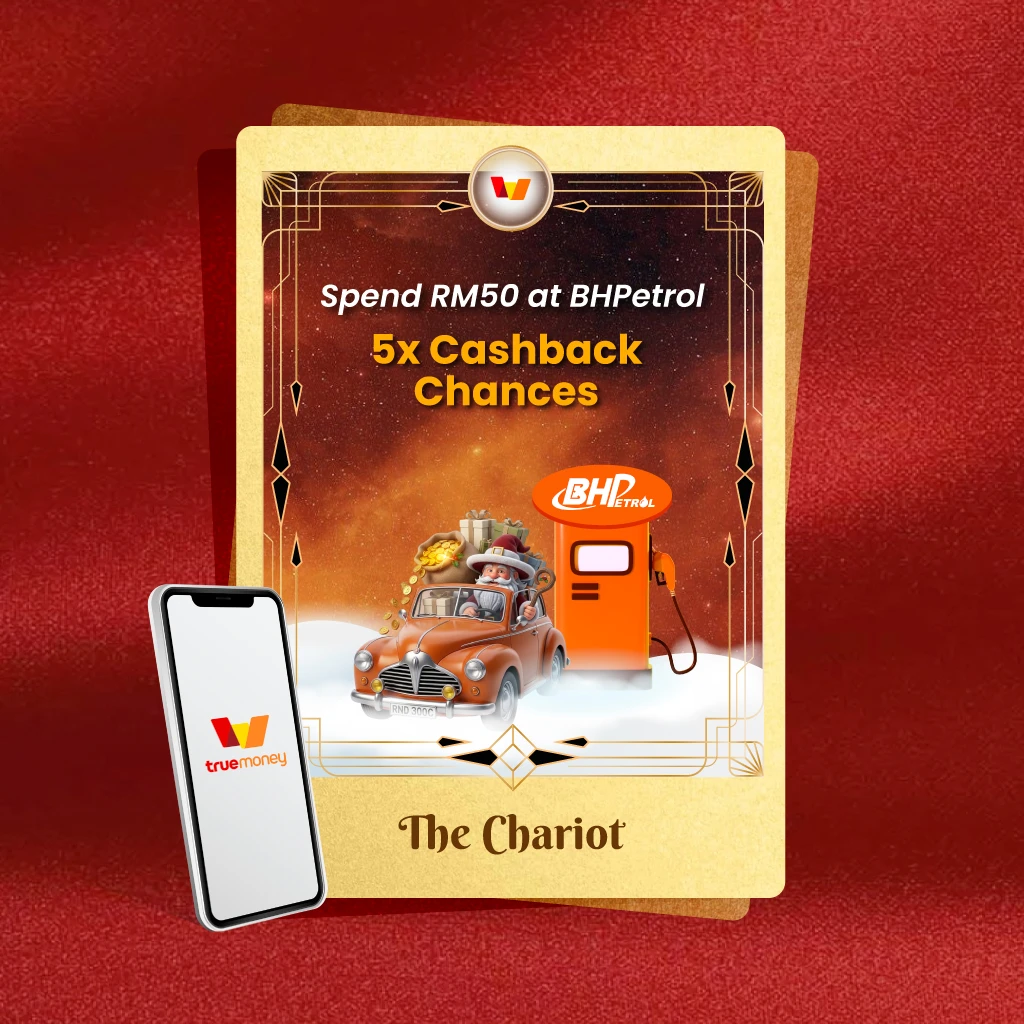 *Instant cashback on top of BUDI95 & BUDI Diesel subsidy 
*Excluding DuitNow QR scan 
*Redeem up to 5 times a month!