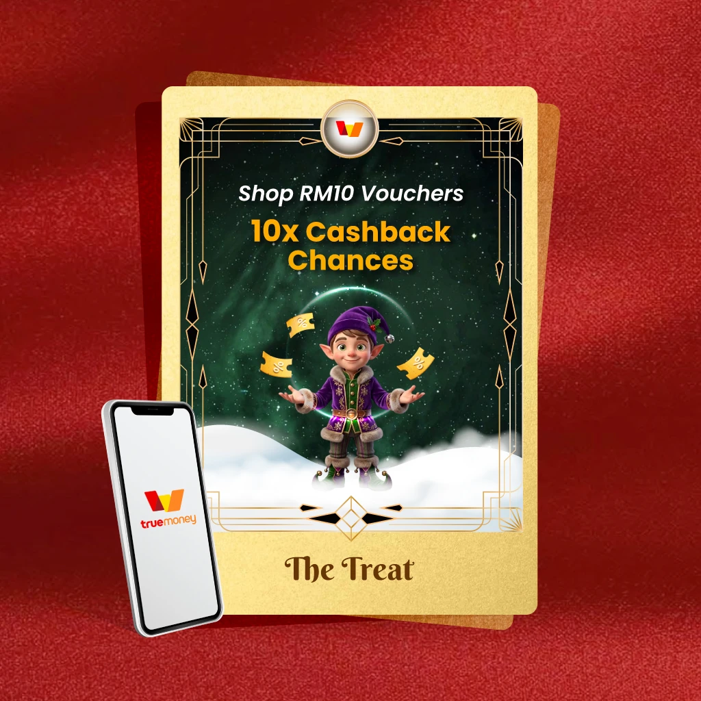 *Includes digital vouchers and in-store vouchers such as ZUS, Grab, Shopee and many more! 
*Redeem up to 10 times a month!
